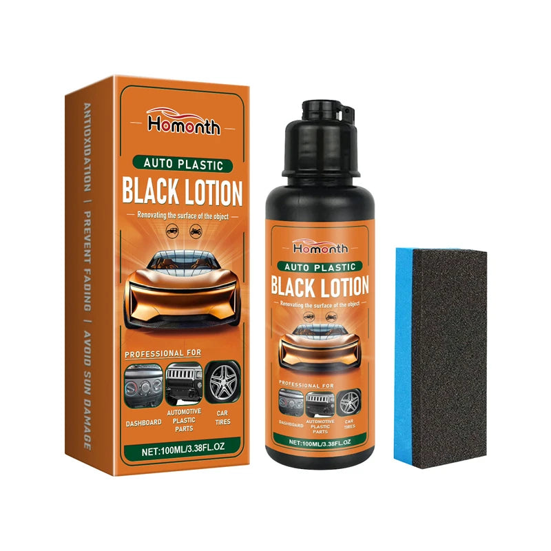 Auto Plastic shine Black car Lotion
