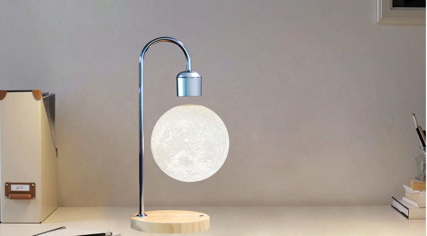 Floating Moon Lamp with wireless phone charger